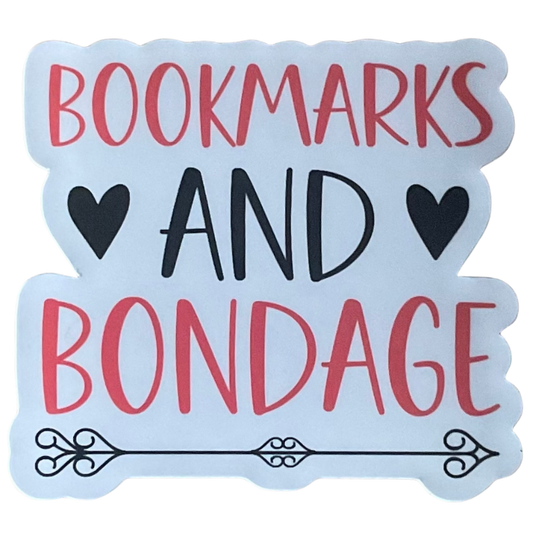 Bookmarks and Bondage Sticker
