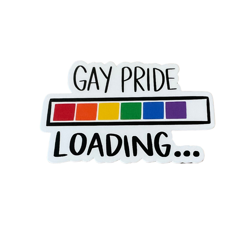 Gay Pride Loading Sticker