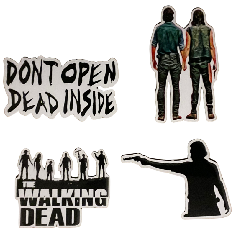 The Walking Dead set of 4 Magnets - Rick Grimes